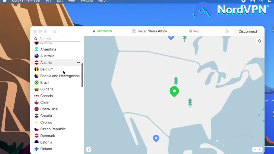 JLaservideo for NordVPN, a still from the sponsored video on vpn app